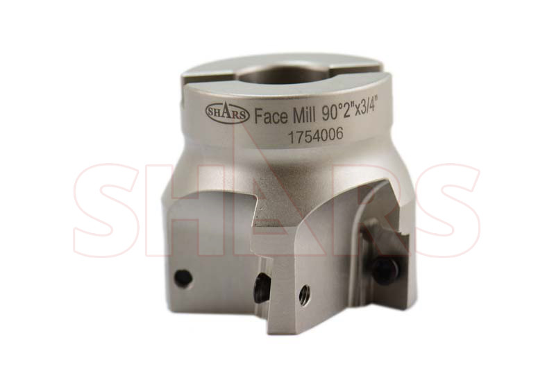 2″ 90° INDEXABLE FACE MILL CUTTER + 10PCS APKT 1604 INSERT NEW #[
