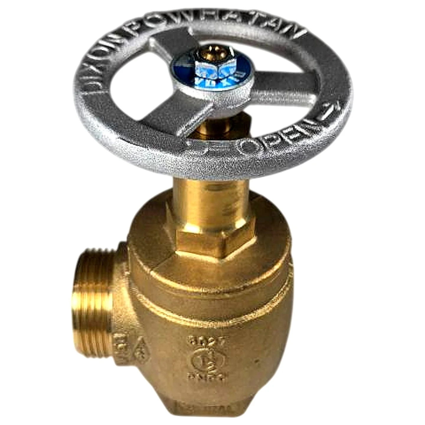 Dixon AV150-I 1-1/2 in FNPT x 1-1/2 in MNS Brass Angle Hose Valve