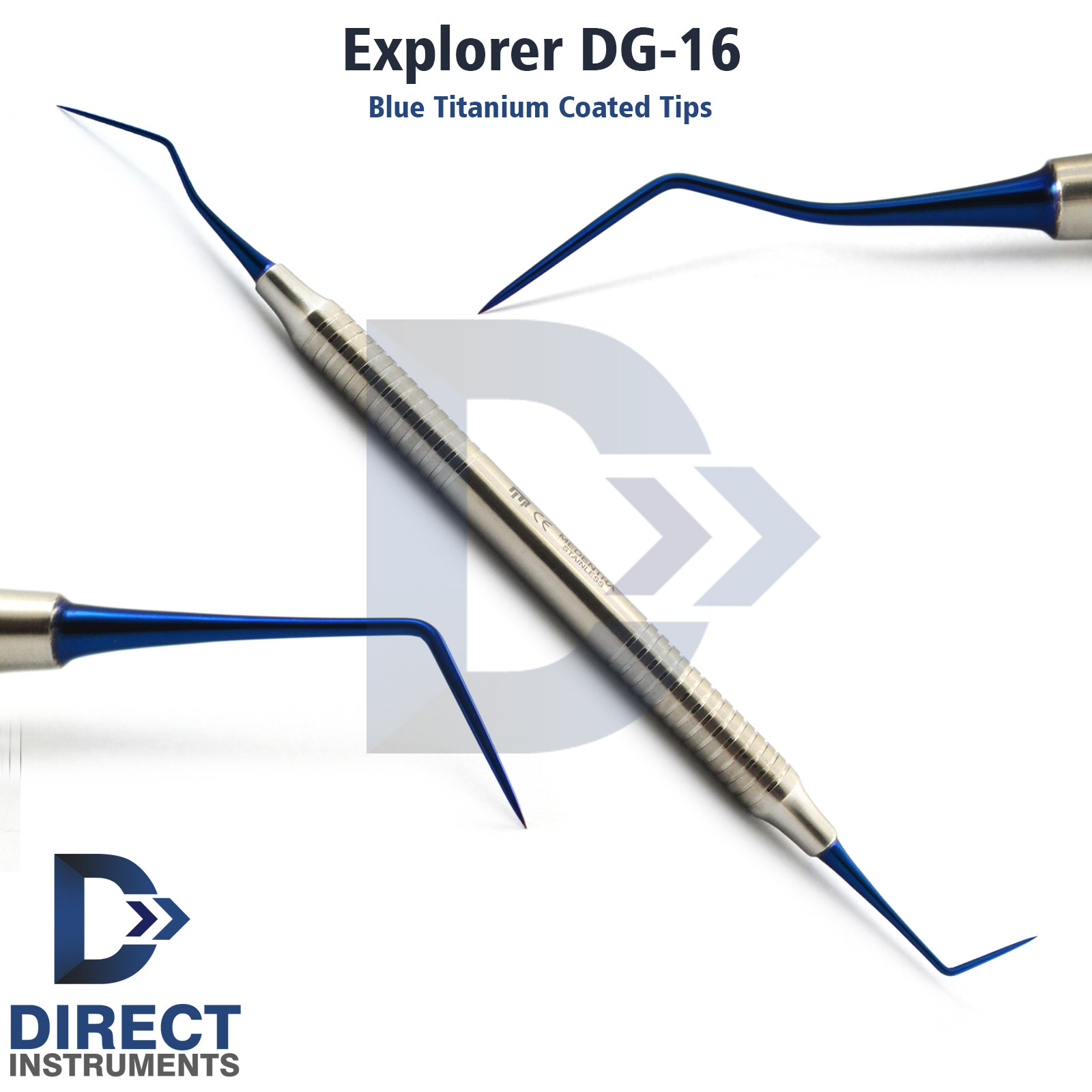 Dental Endodontic DG16 Explorer Diagnostic Pick Probe Titanium Light Weight Tool