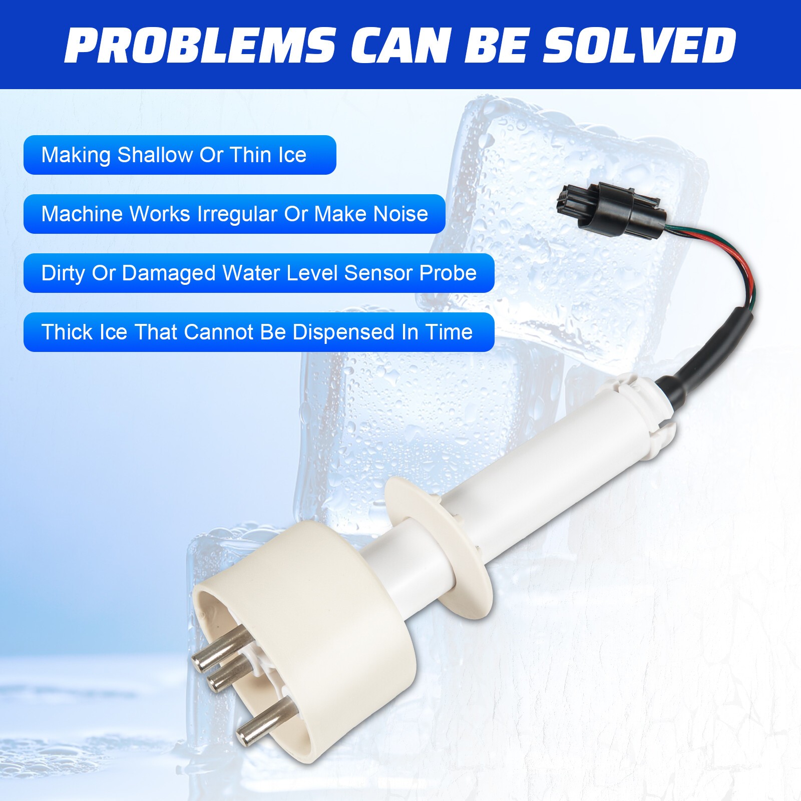 000016053 Ice Water Level Sensor Probe Kit Harness for Manitowoc Ice Machines US