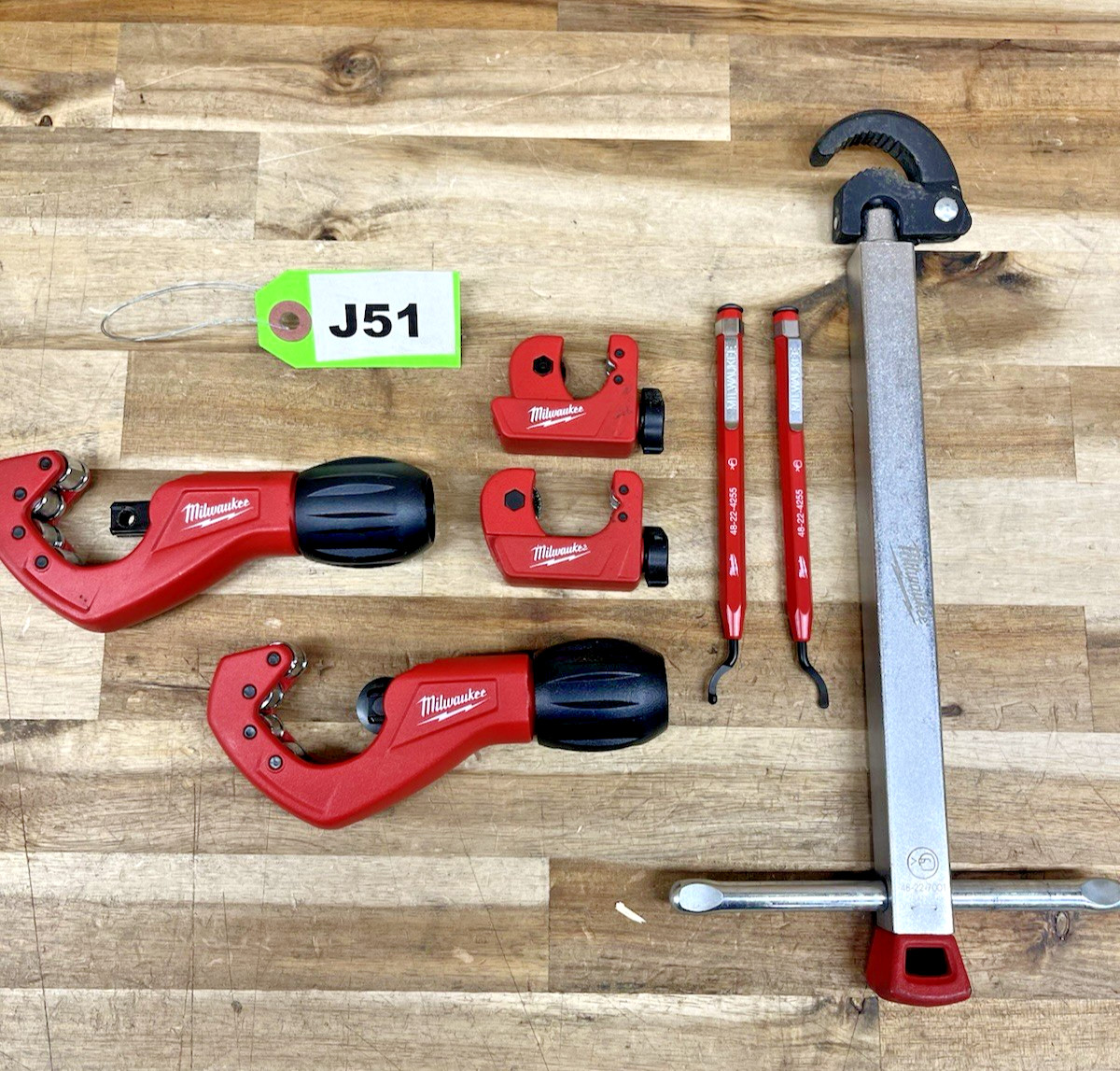 Milwaukee Tool Kit 48-22-7001, 48-22-4255, 48-22-4259, 48-22-4258 (J51)