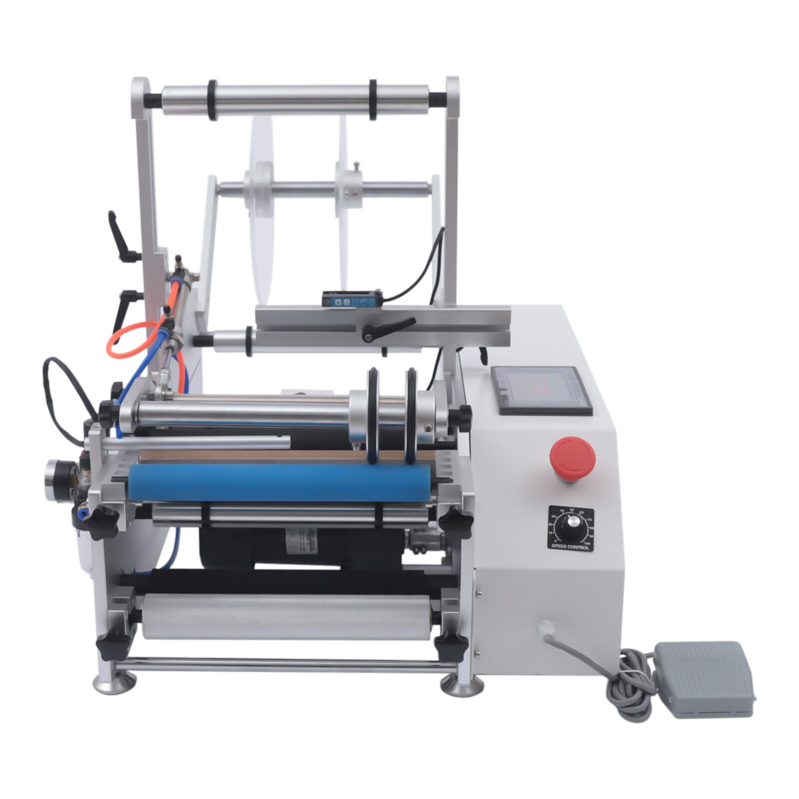 Semi-Auto Labeling Machine LT-190 Label Maker Round Bottle Label Applicator SALE