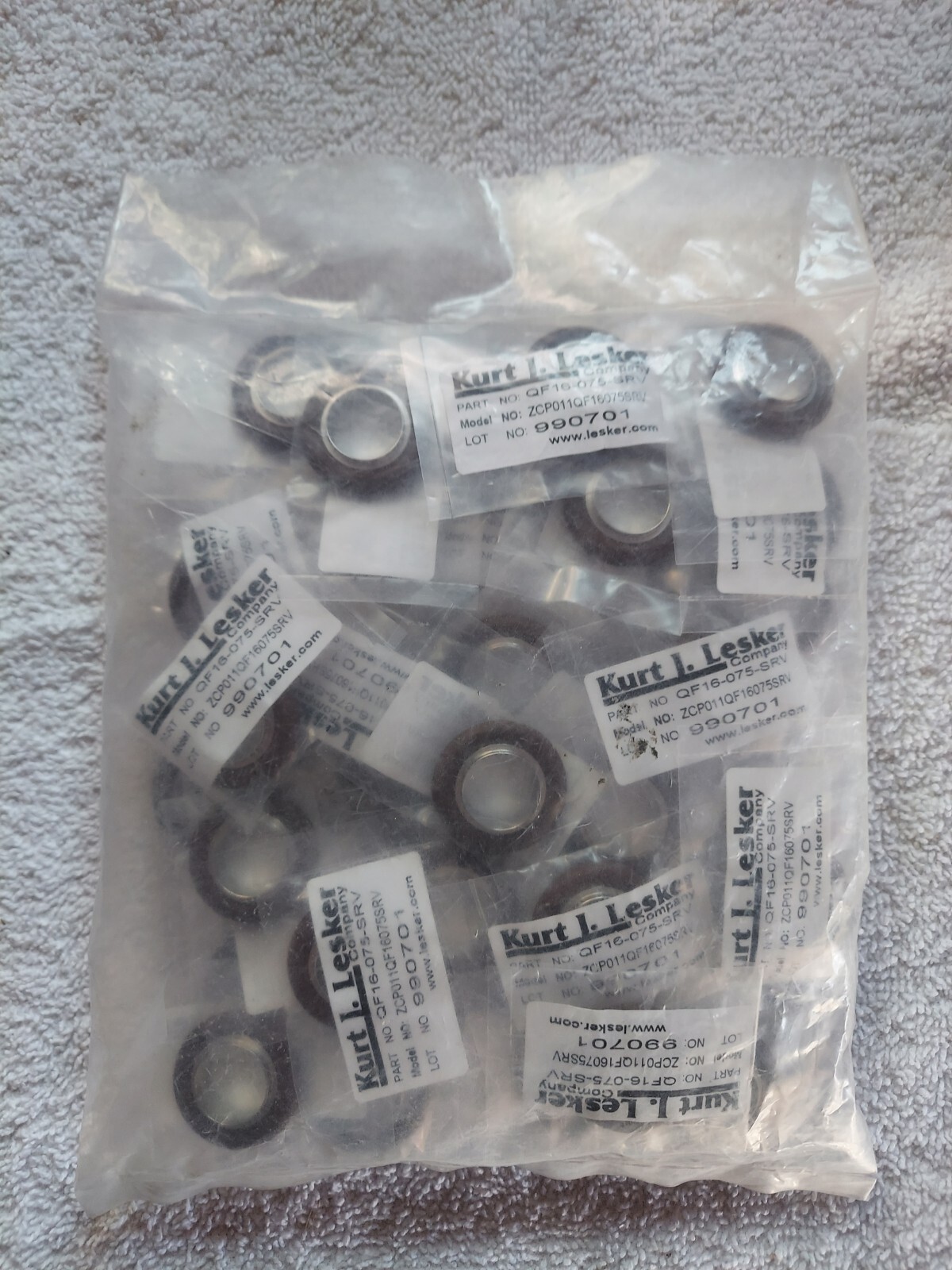Kurt J. Lesker Centering Rings. Price Per 1 Piece, 50 Pieces A Pack.