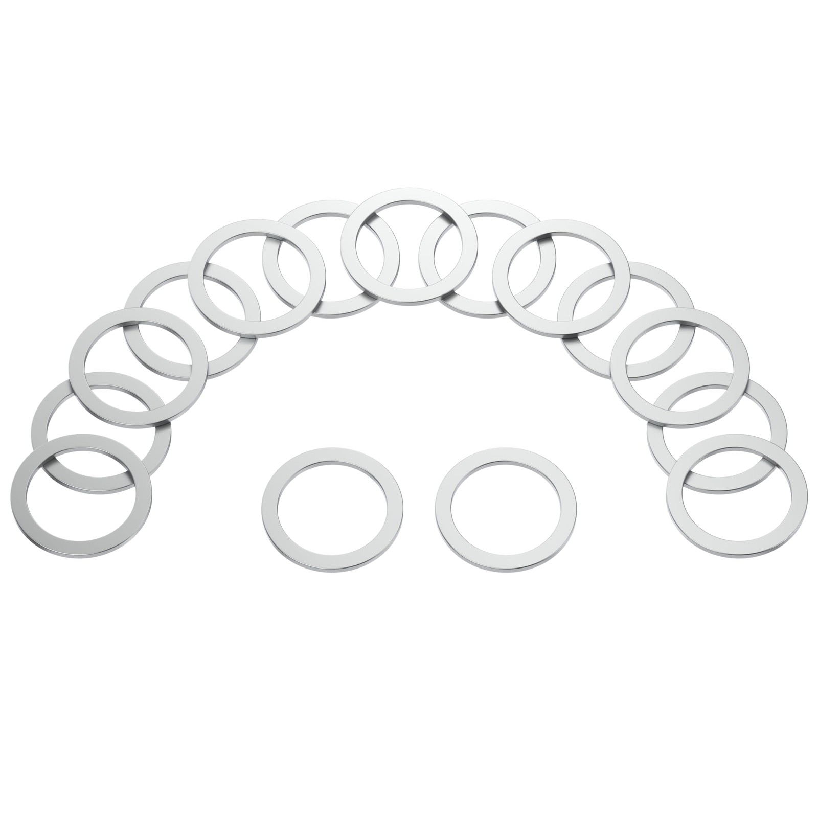 Oil Drain Plug Gasket Crush Washer – 18mm Aluminum Crush Washers for Leak Proof