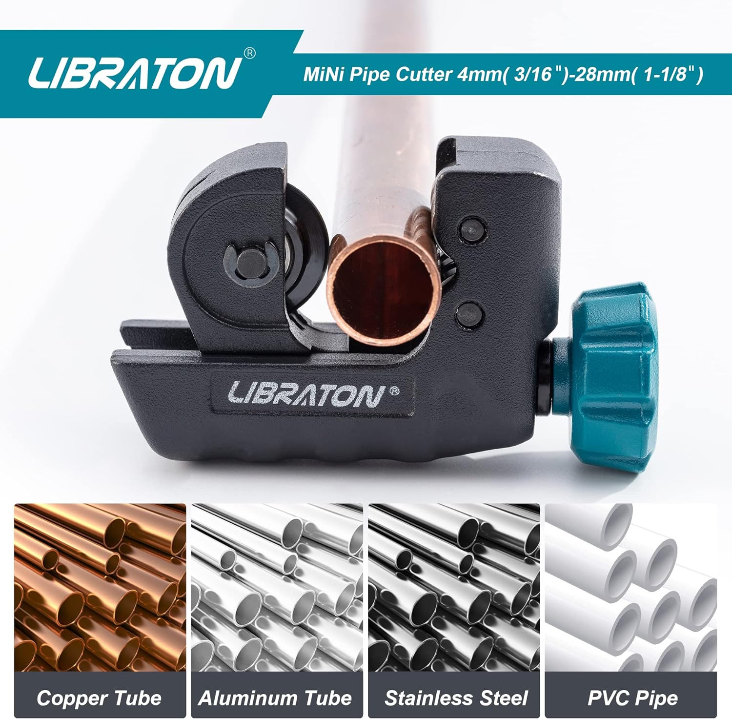 Copper Pipe Cutter 3/16″-1-1/8″, Mini Tubing Cutter, Copper Cutter | Pipe Cutter