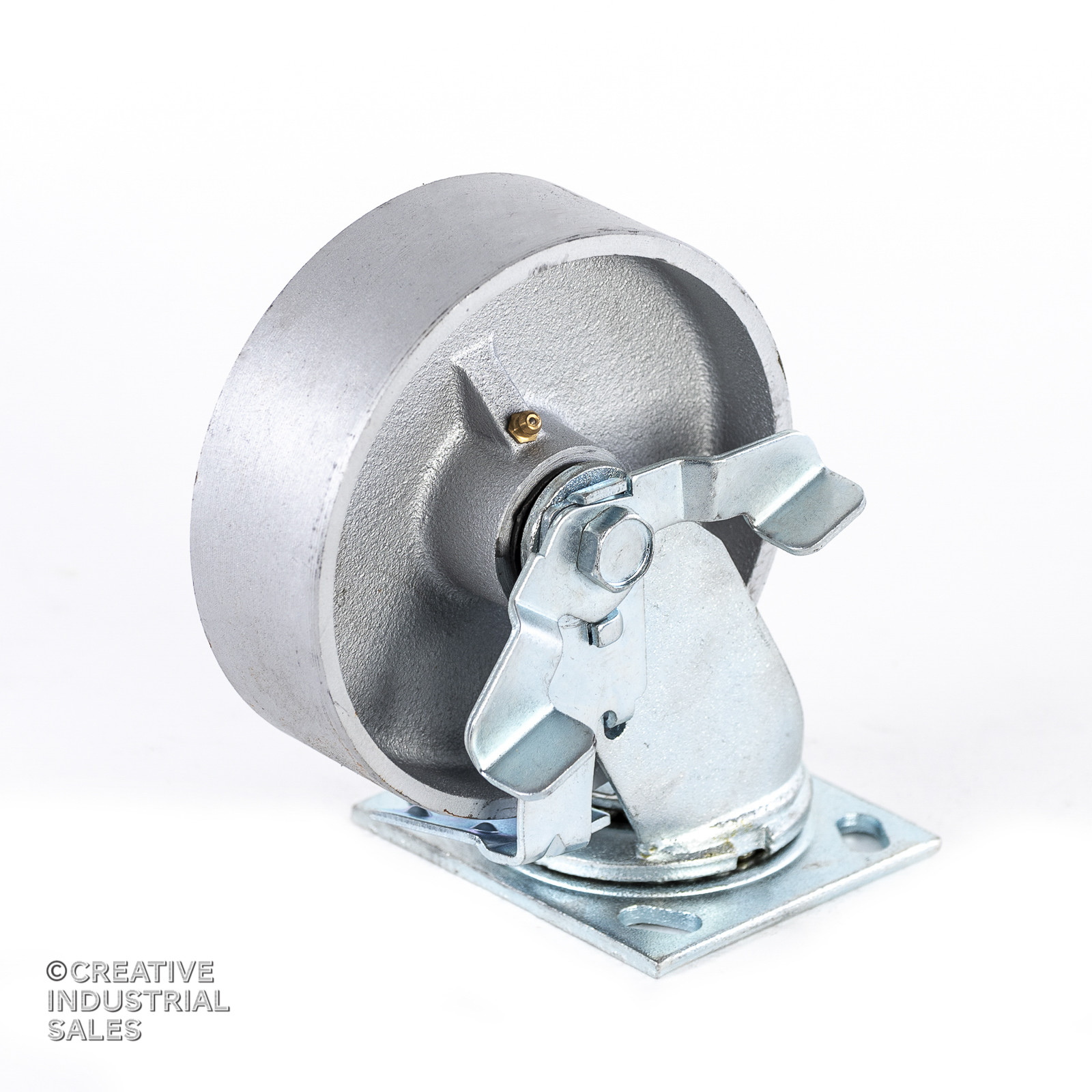 6″ x 2″ Swivel Caster Steel Wheel Brake(2) & Rigid (2) Heavy Duty Tool Box