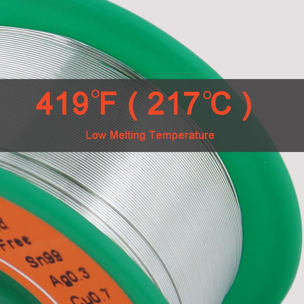Ultra Thin Solder Wire 0.3Mm Rosin Core Flux Lead Free Electronics Soldering All