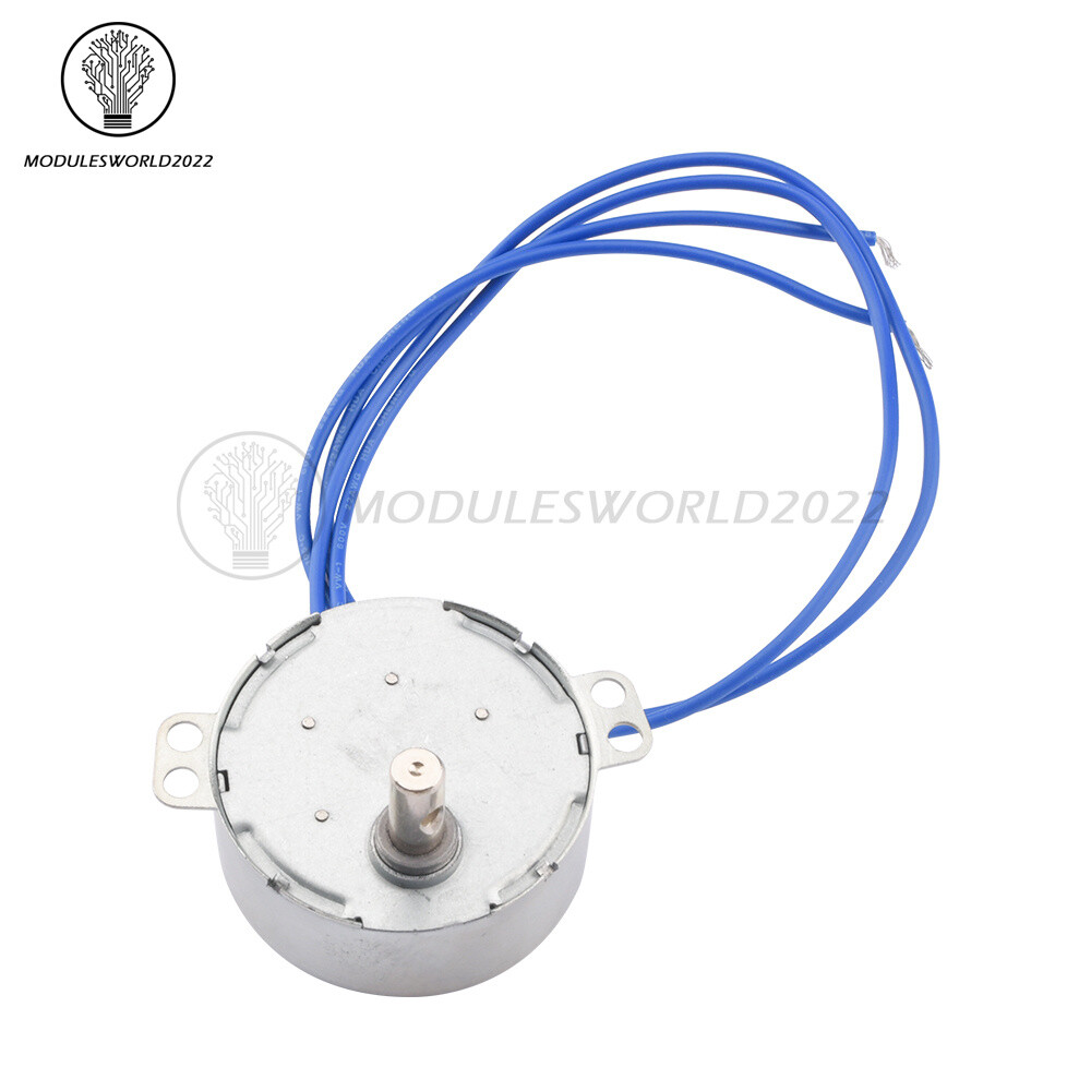 TYC-50 AC12V/110V/220V Synchronous Motor 2.5/3/5/6RPM 4W 50/60Hz For Microwave