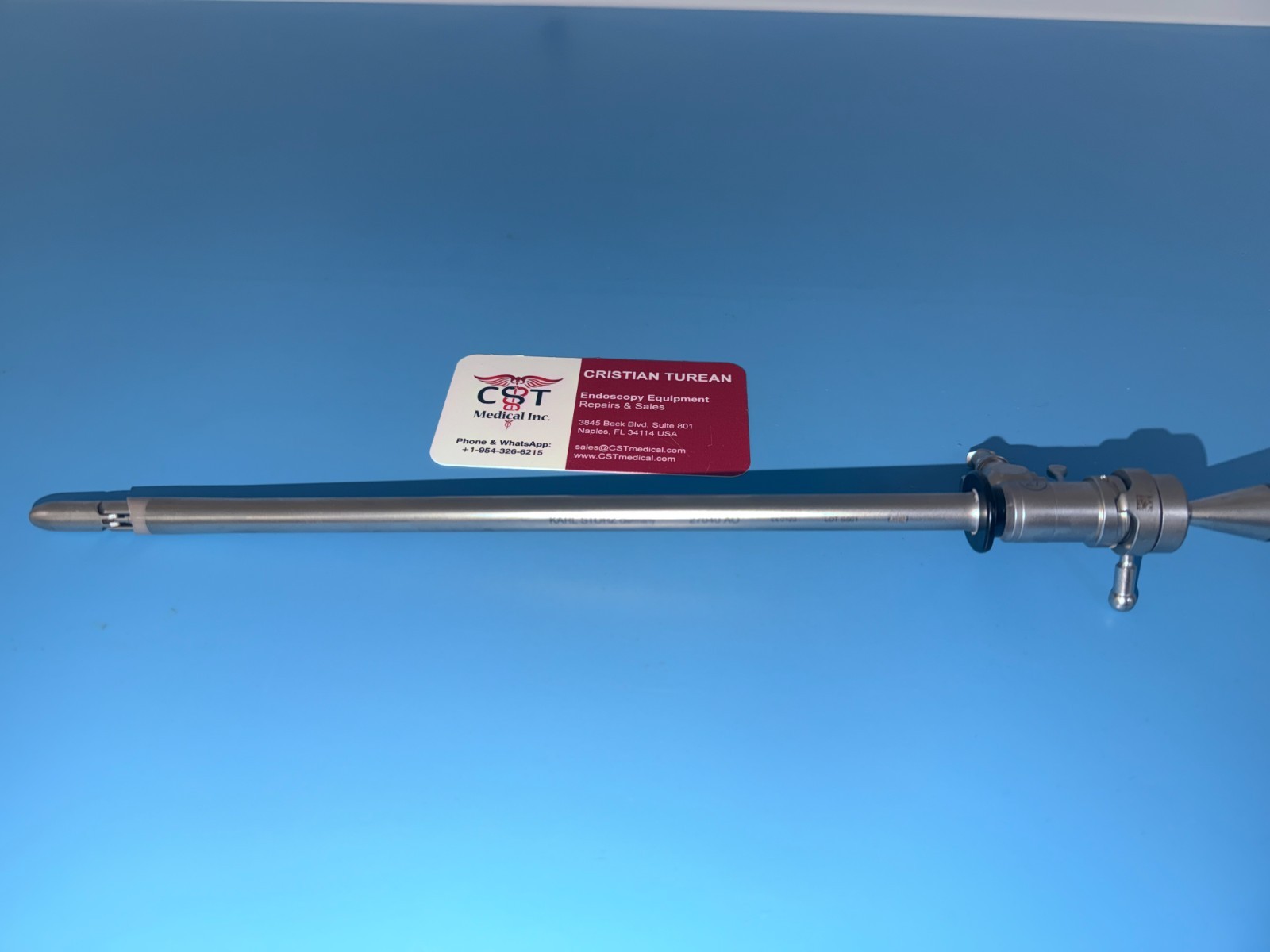 Storz 27040A0 Resectoscope Sheath 27 Fr. & 27048CO Deflecting Obturator 27/28 Fr