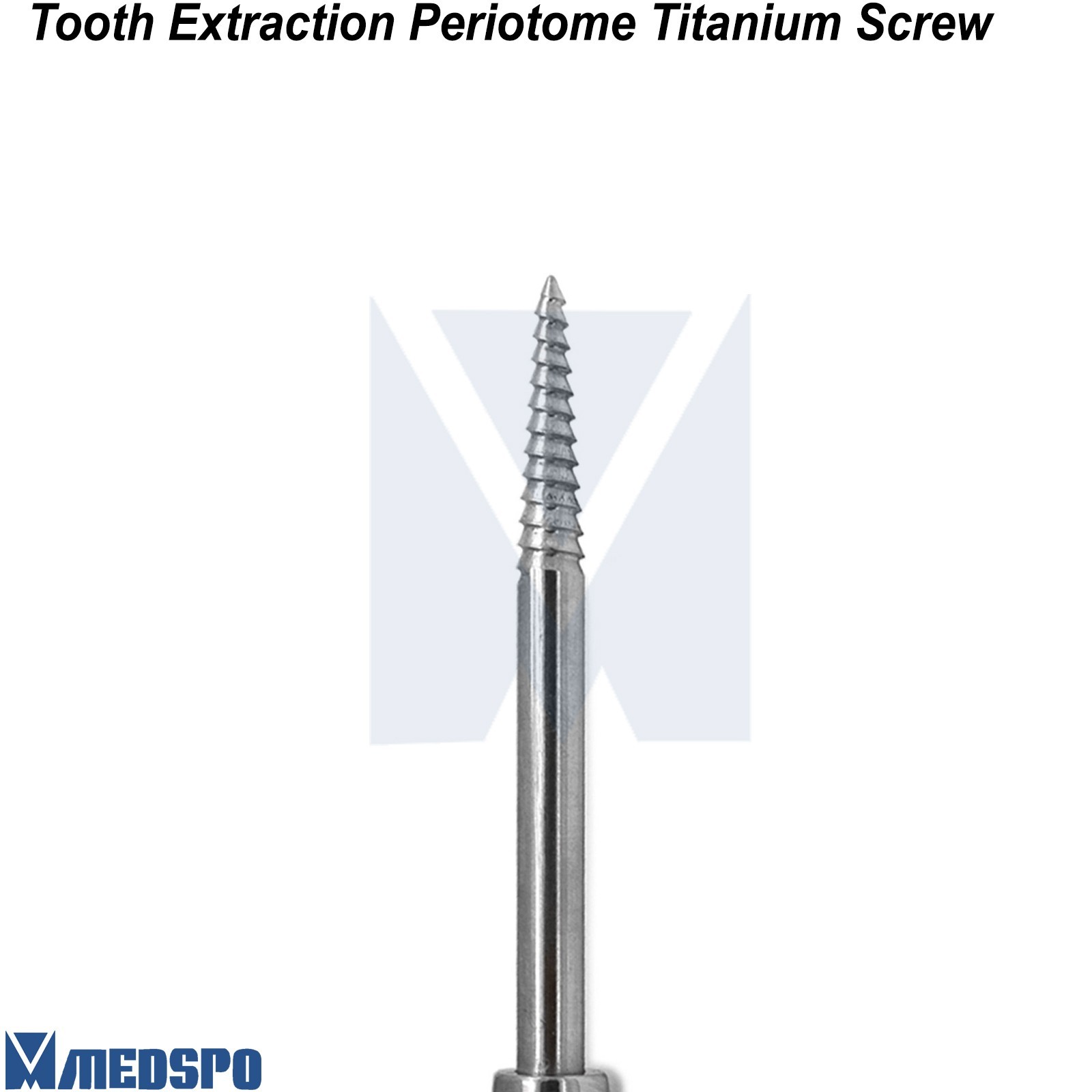 Dental Non Flex Implant Periotome Root Extractor Screw Tooth Extraction Elevator