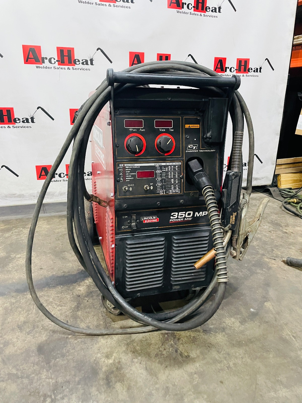 LINCOLN POWERMIG 350MP MIG WELDER