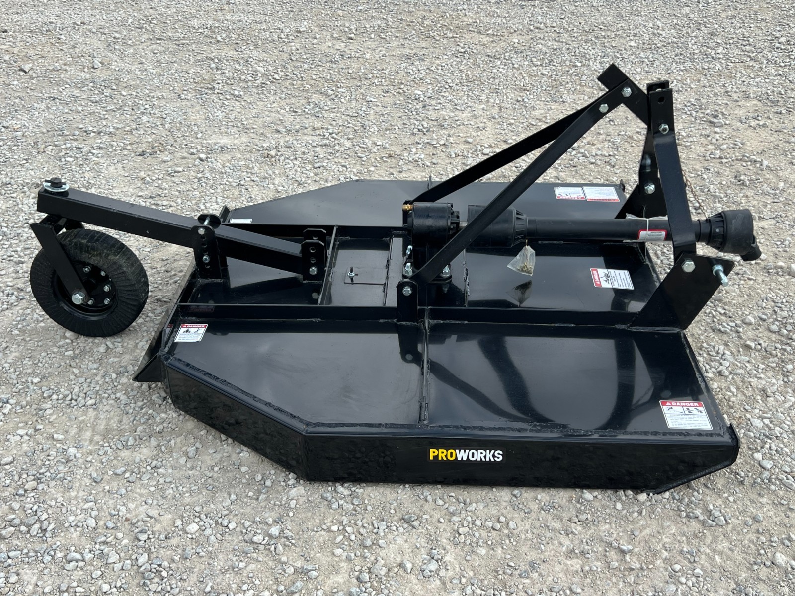 PROWORKS 60″ 5 ft Rotary Cutter Bush Hog Cat 1 Hitch Tractor Mower 40 HP USA