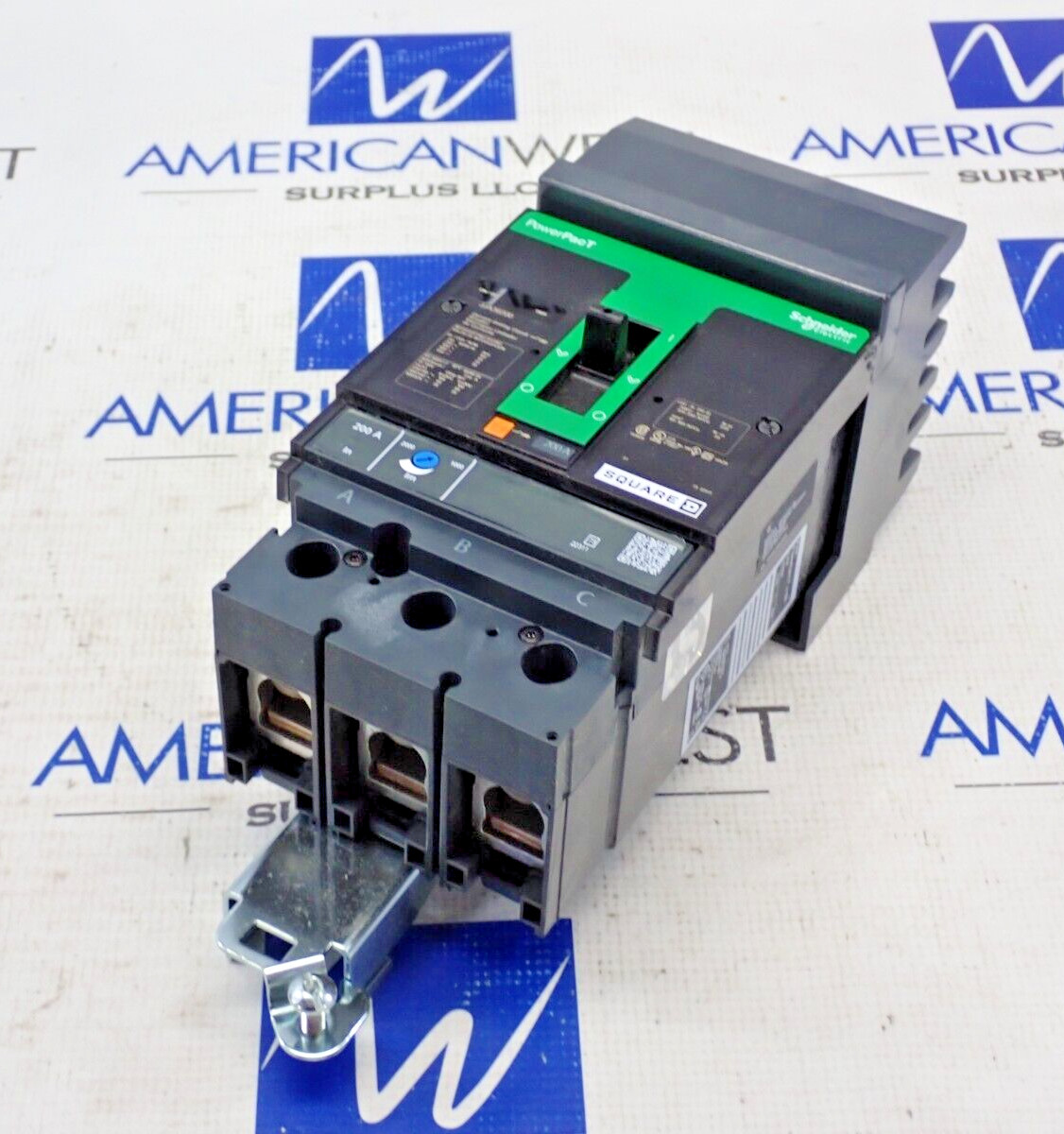 Square D JJA36200 200 Amp 3 Pole 600V I-Line Power-Pact Circuit Breaker New