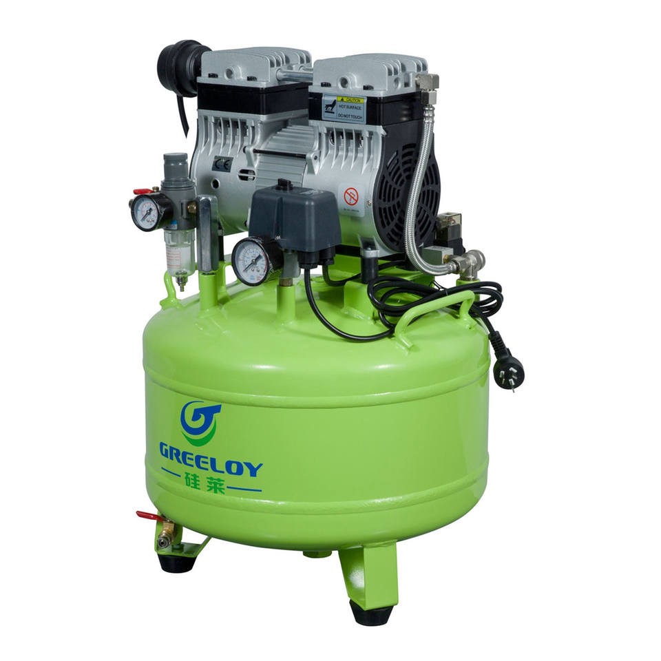 Greeloy GA-81 Dental 40L Silent Oil Free Air Compressor for Dental Chair Unit US