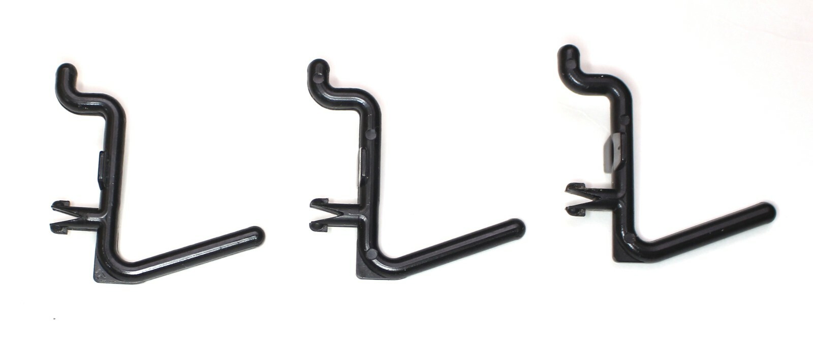 Plastic Black L Style Pegboard Hook Kit Tool – 50 Pack – PEGBOARD NOT INCLUDED