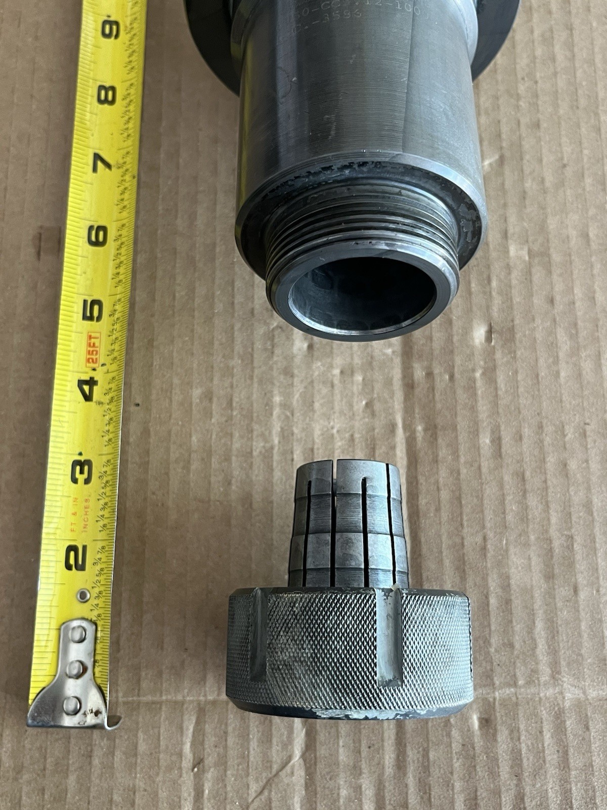 Carboloy Systems CAT50 Collet Chuck CV50-CC5.12-1000 CNC Tool Holder. #43. READ!