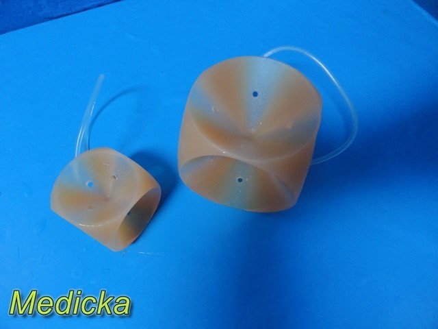 Lot of 2 Bioteque Silicone Cube Pessary CU45D #5 & CU75D #9 | With Drain ~ 38825
