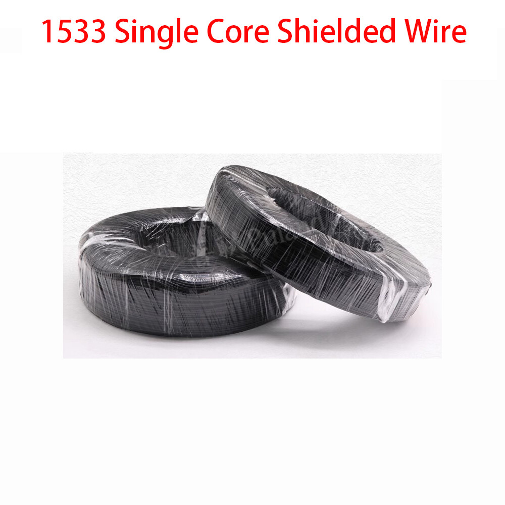 1533 Single Core Shielded Wire 32-24AWG Tinned Copper Wire Shielded Signal Wire