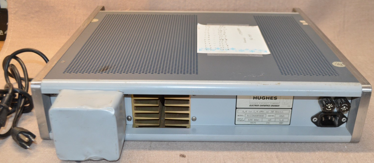 Hughes Travelling Wave Amplifier L Band 1.4-2.4Ghz Model 1177H10F000