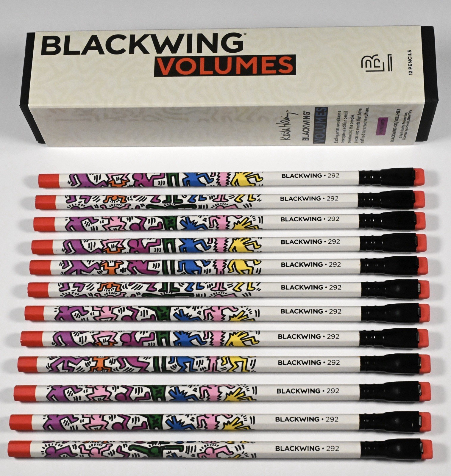 BLACKWING Keith Haring Vol 292 Balanced *FULL BOX* 12 Pencils LIMITED EDITION