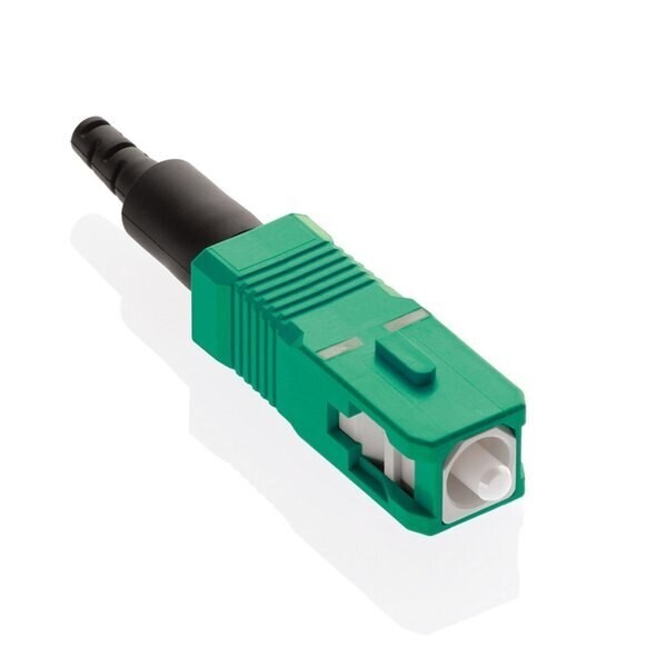1x Green FastCAM Pre-polished Connector SC Single-Mode SC/APC LEVITON 49991-ASC