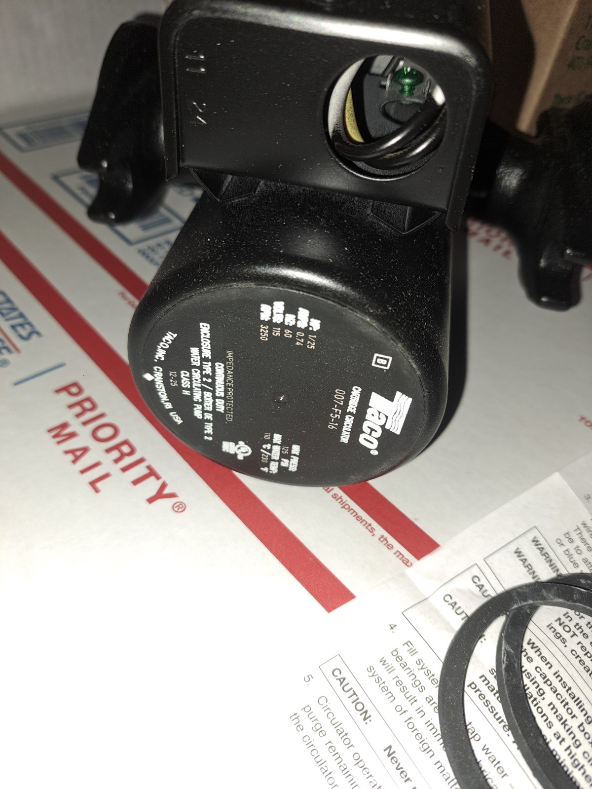 NEW TACO 007-F5 CARTRIDGE CIRCULATOR PUMP – 2026 Model F4 F3