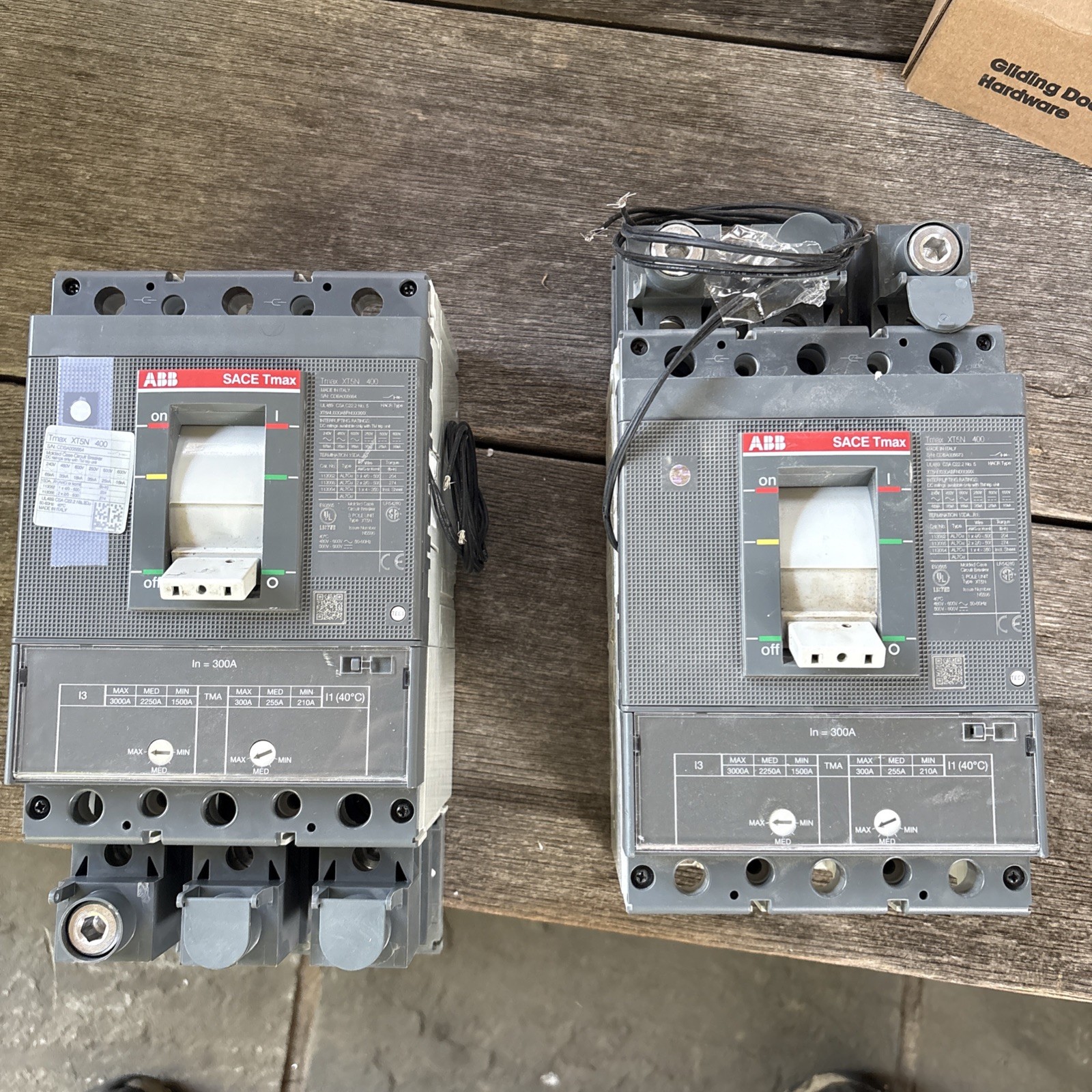 Lot Of 2 !!! ABB SACE XT5N 400 Circuit Breaker