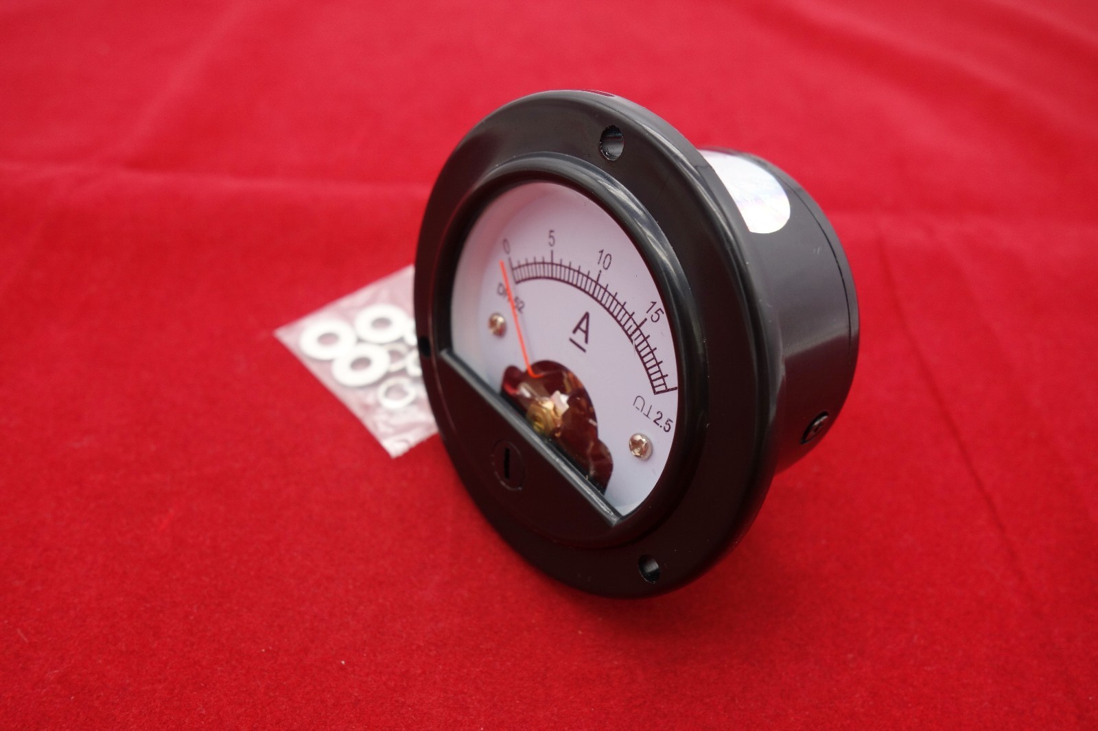 DC 0- 20A Round Analog Ammeter Panel Current Dia. 66.4mm DH52 direct connect
