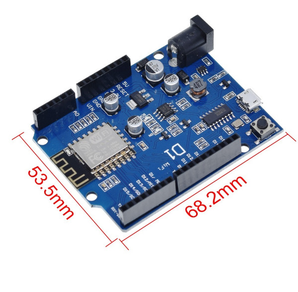 *2 units* WeMos D1 CH340 WiFi Board ESP8266 ESP-12F compatible w Arduino UNO IDE