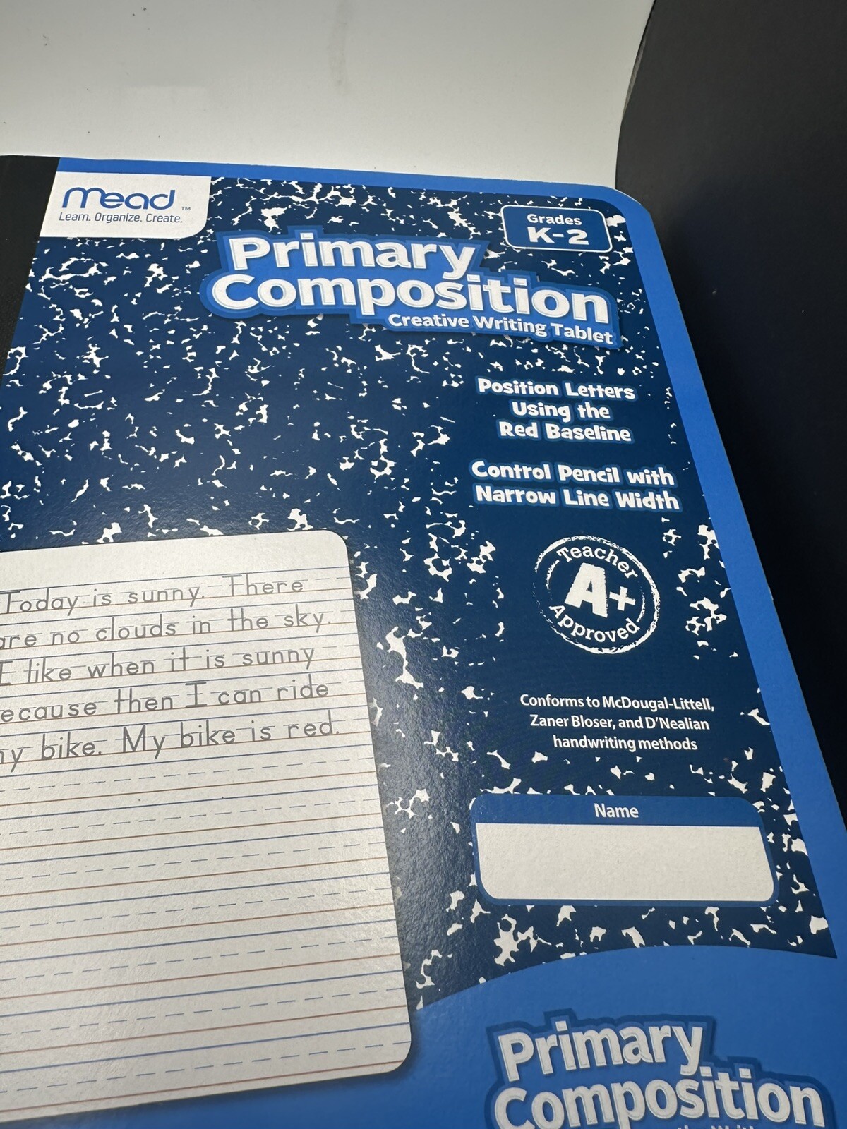 Pack Of 4 Mead Primary Journal Composition 100 Sht 7.5″x9.8″ AST 09554