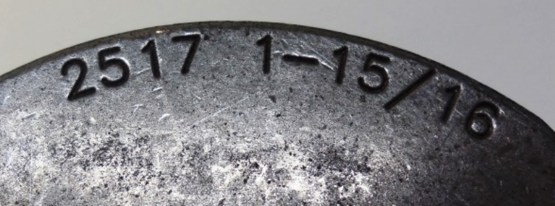 UNKNOWN BRAND TAPER LOCK BUSHING 2517, 1-15/16, 3 3/8″ OAD, 1 3/4″ HEIGHT