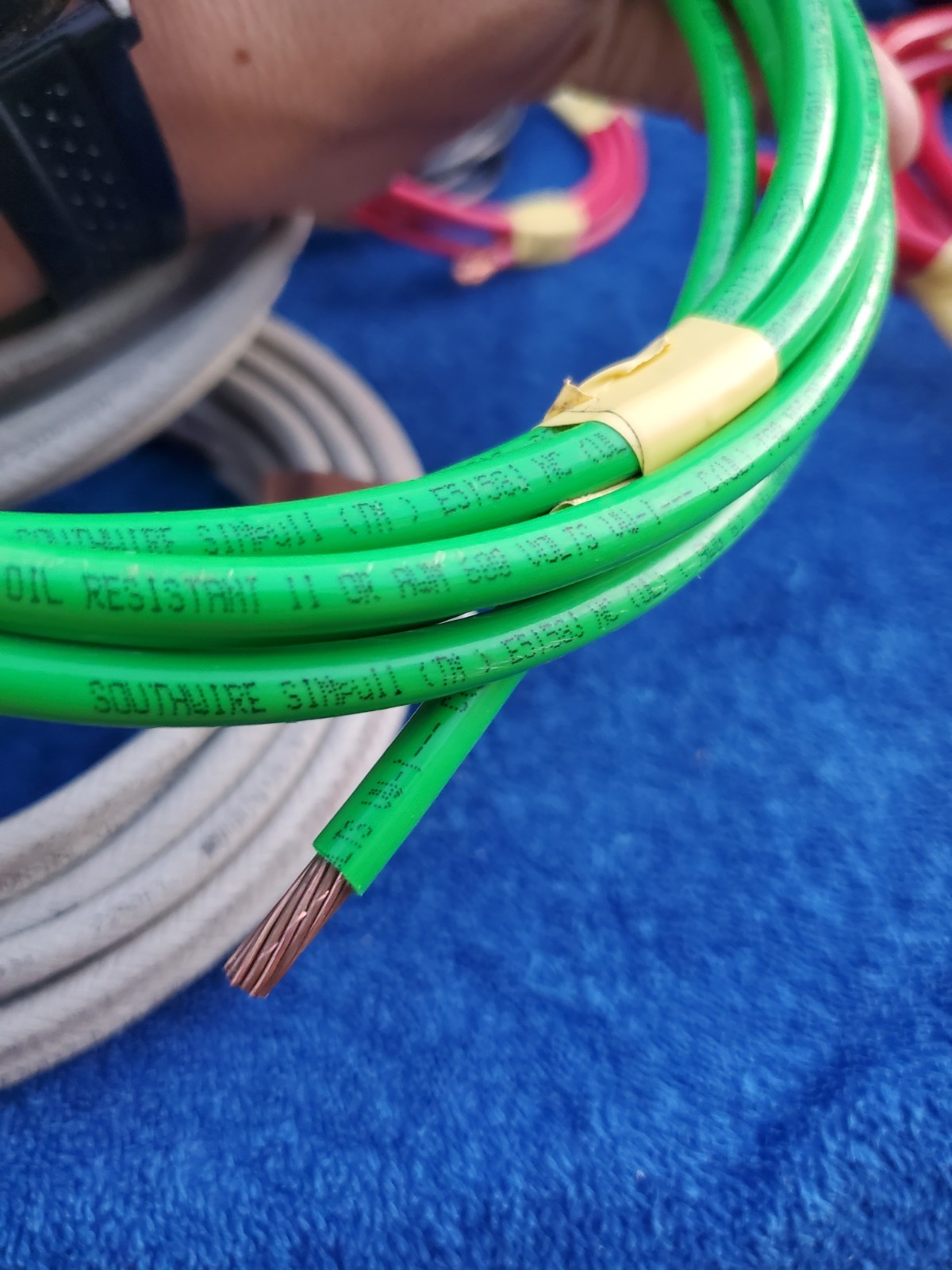 Mixed Lot Power Wire 9 Lbs Stranded Copper Insulated THHN THWN 10,6,4 Awg