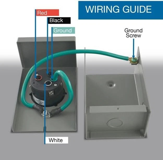 Conntek GIB1450-025 Duo-Rain Seal 50Amp Power Inlet Box and Temp Power Cord Kit