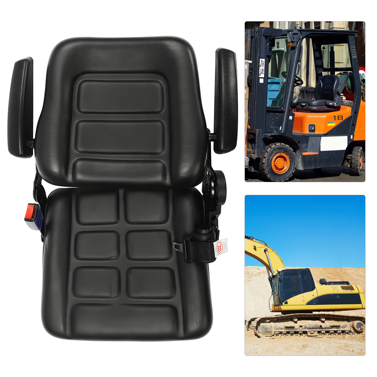 Tractor Seat – Combined Force+automatic Seat Belt+armrest