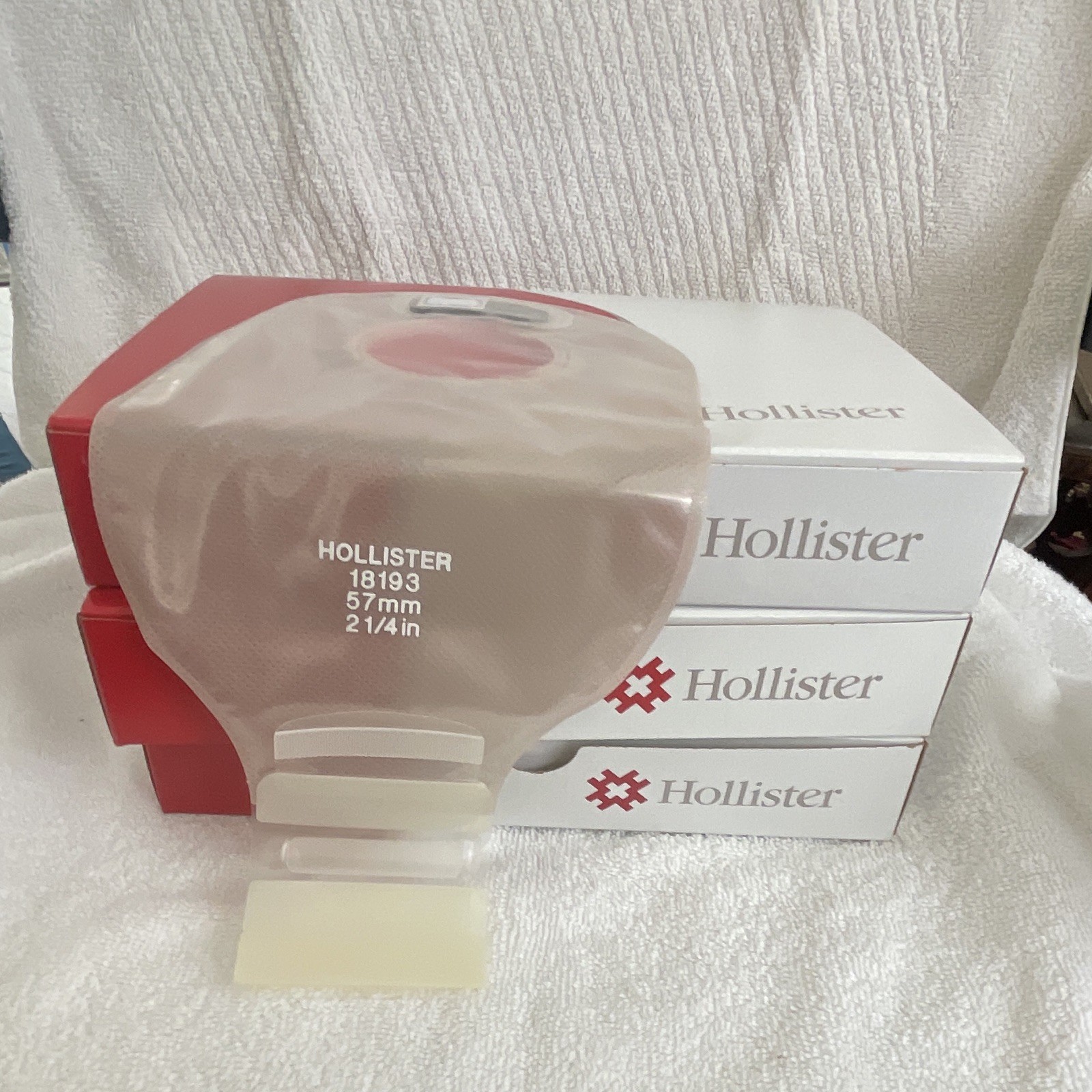 3 Box Bundle Hollister 18193 2-Piece Drainable Ostomy Pouch 2-1/4″ (57mm)