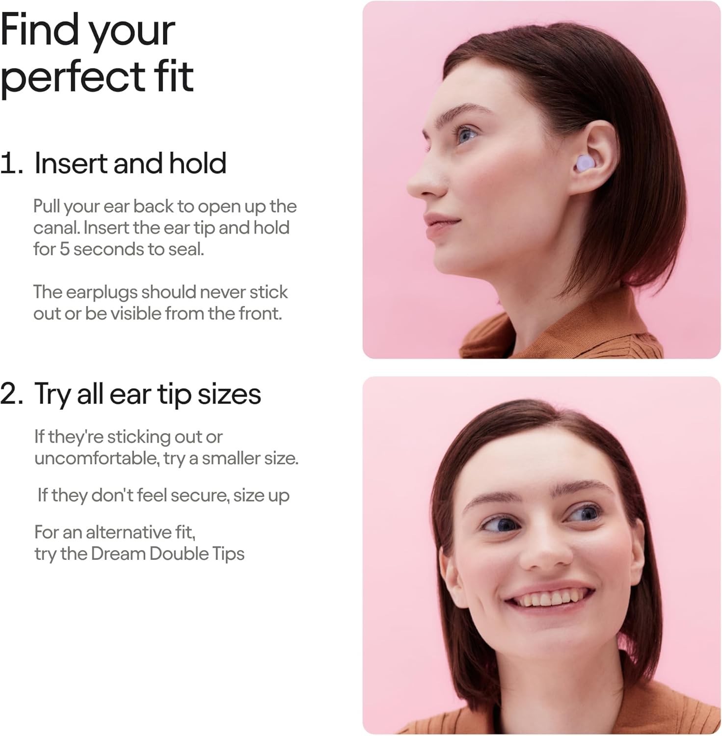 Loop Dream – Silicone/Memory Foam Earplugs for Sleep Comfort | Comfortable Ear