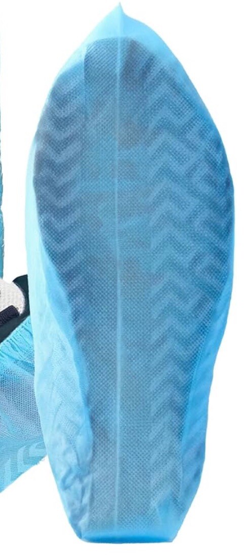 100% Latex Free Anti-Slip Disposable Non-Woven PP Shoes Cover Non-Slip 10 pack