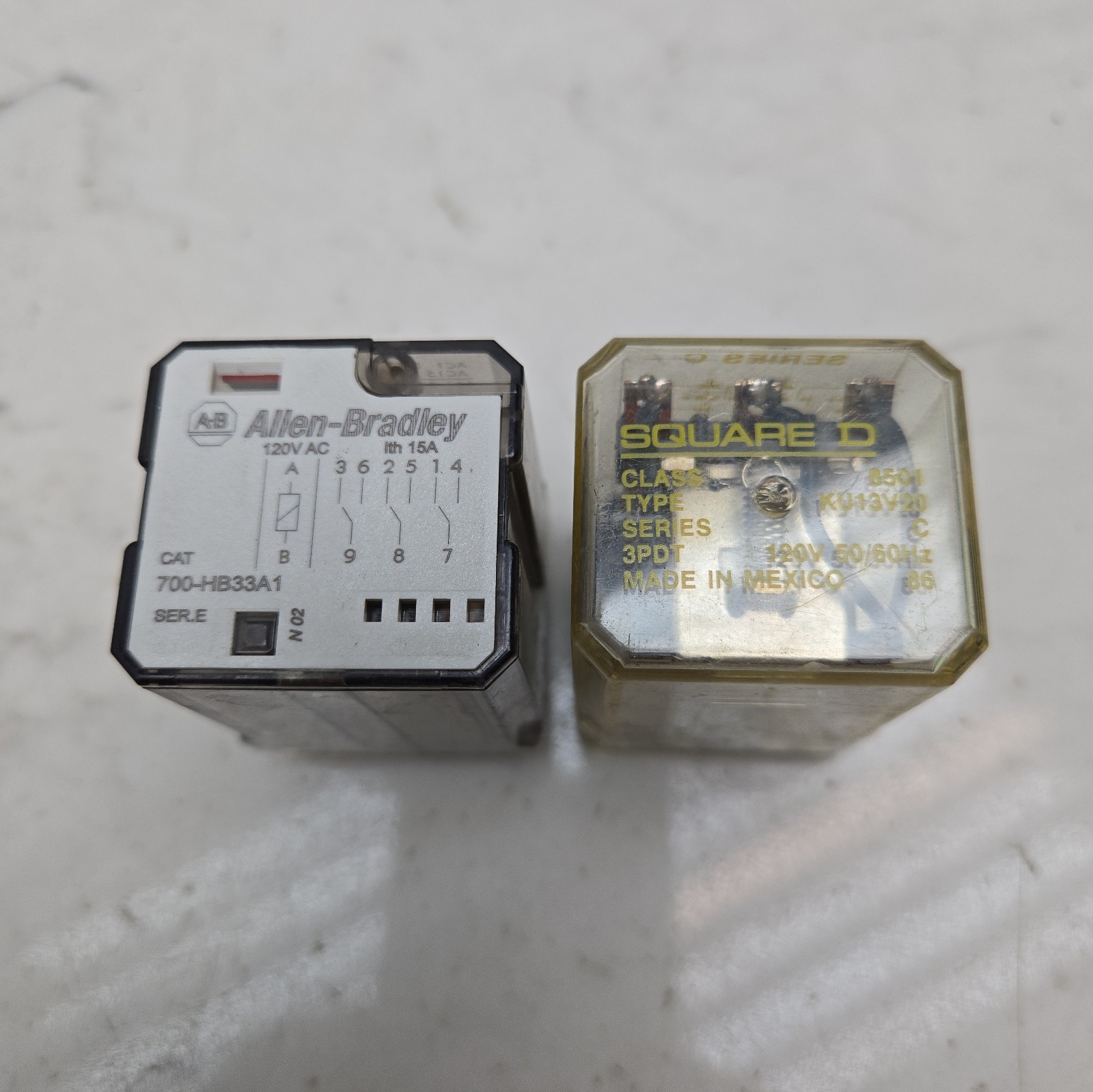 Mixed Lot of Power Relays and Relay Sockets Misc Industrial Electronics See Pics