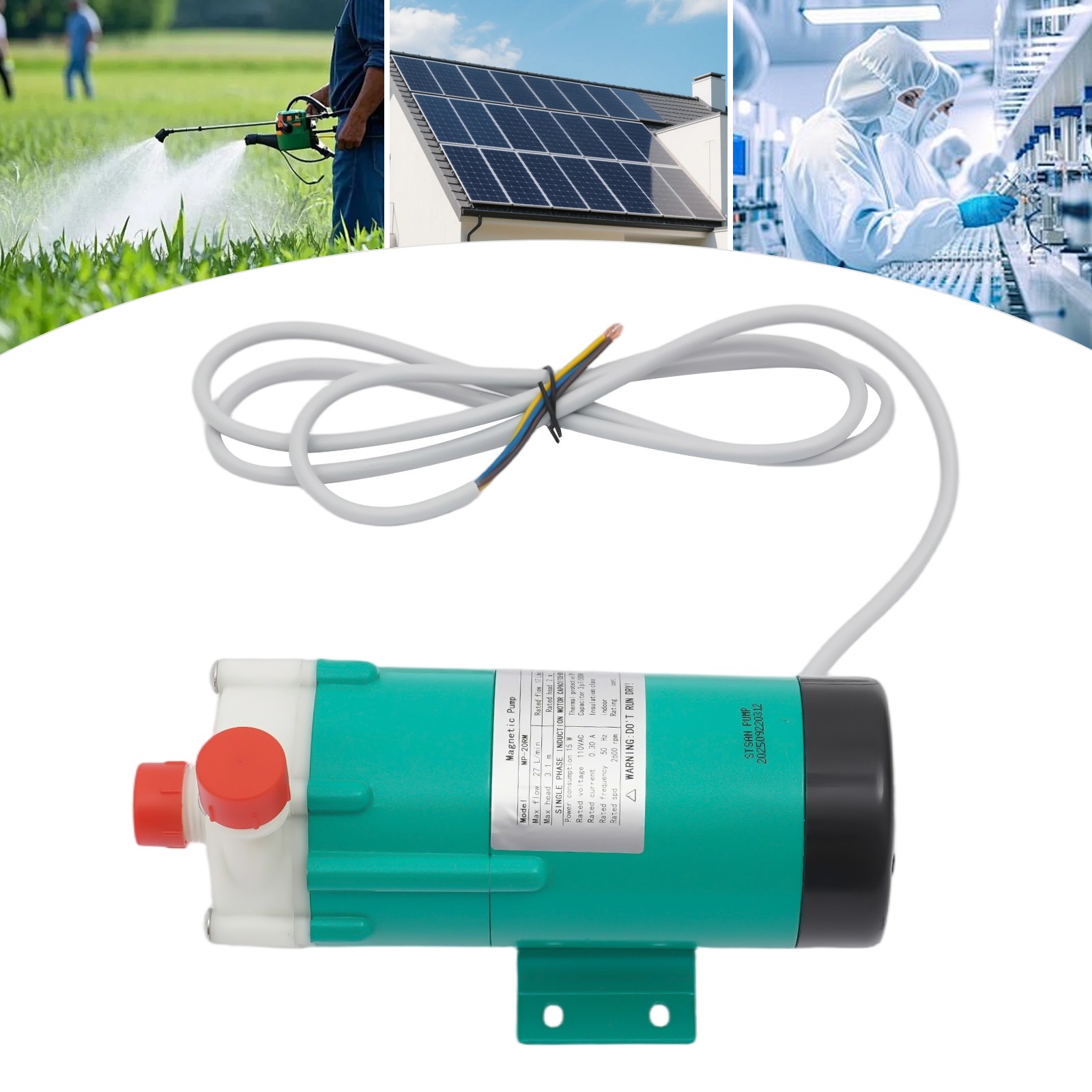 Magnetic Drive Circulating Pump Chemical Pump Corrosion Resistant Pump MP-20R US