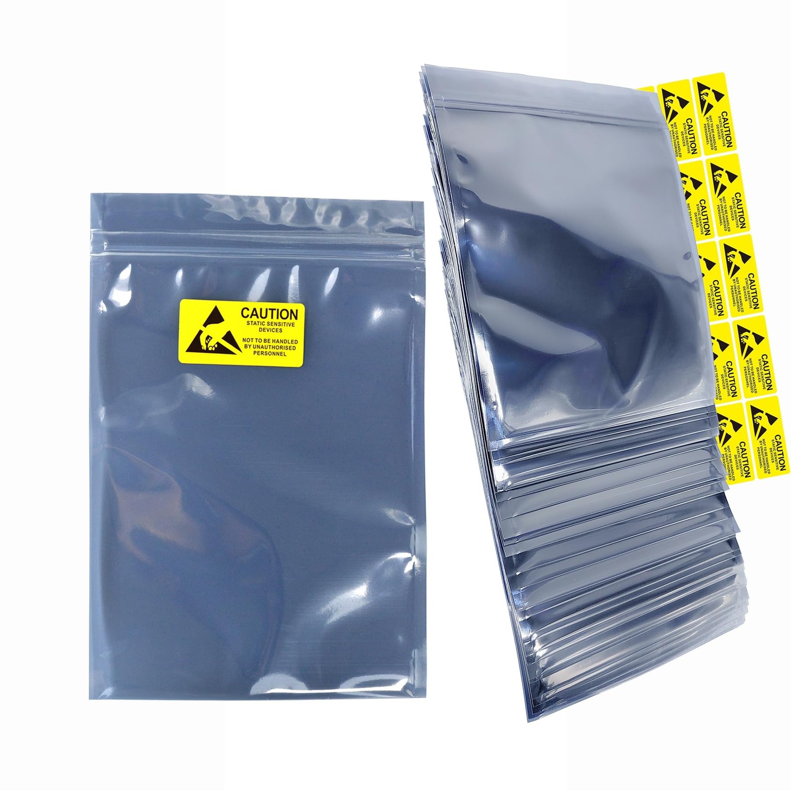 50 PCS 8.27 * 9.45 Inch Resealable ESD Bag Shielding Pouches,Anti Static Bags…