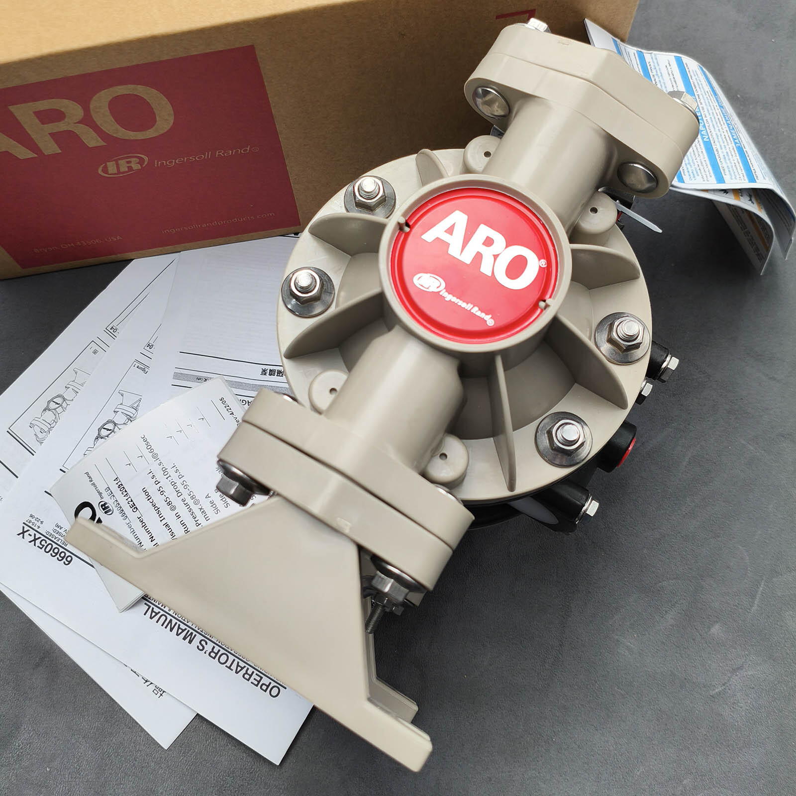 New Air Operated Double Diaphragm Pump for Ingersoll Rand ARO 666053-3EB