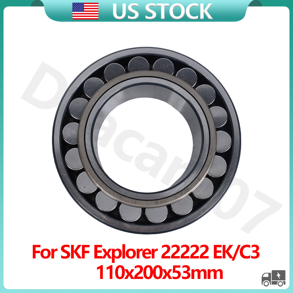 NEW FOR SKF 22222 EK Spherical Roller Bearing 110 mm Bore 200 mm OD 53 mm Width