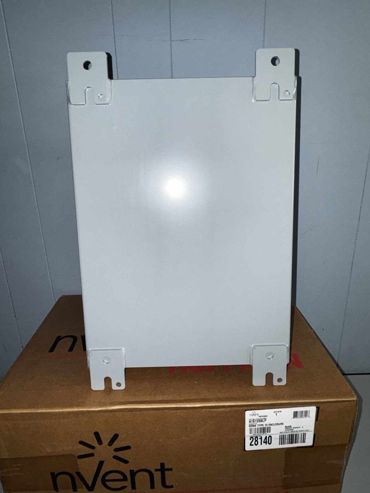 Hoffman NEMA TYPE 12 ENCLOSURE 16.00 X 12.00 X 8.00 A161208LP – NEW