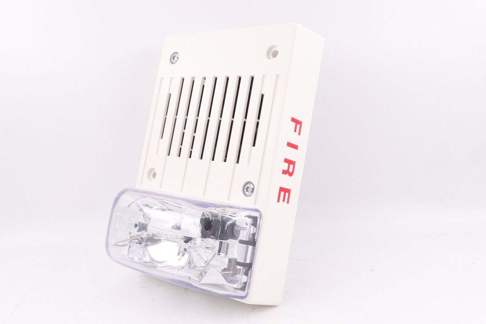 SIMPLEX 4906-9130 A/V M-C NON-ADDRESSABLE CEILING MOUNT HORN STROBE, WHITE