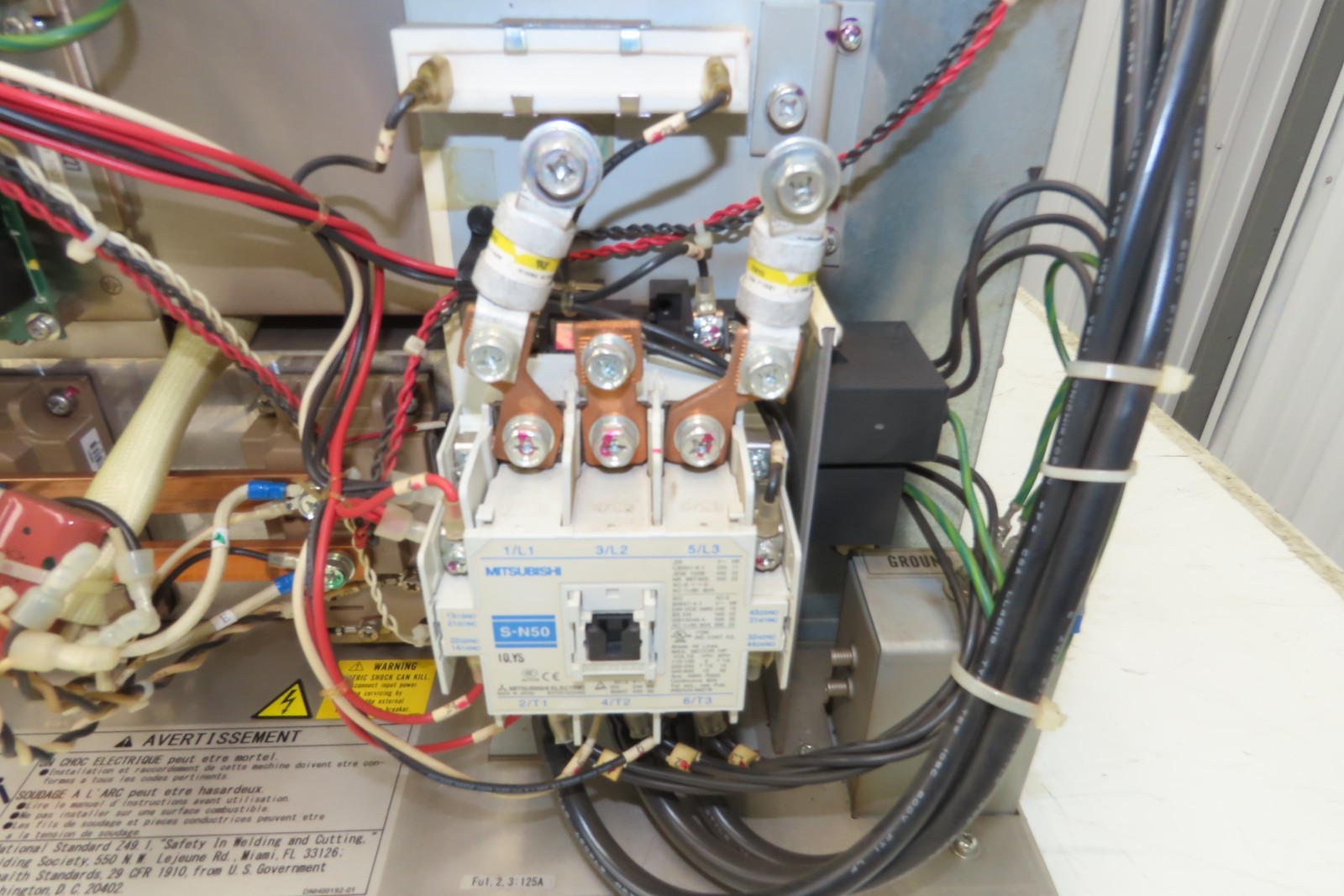 Panasonic YA-1QD351T00 Inverter Transformer Unit 16kW 200vAC In 34vDC 350A Out