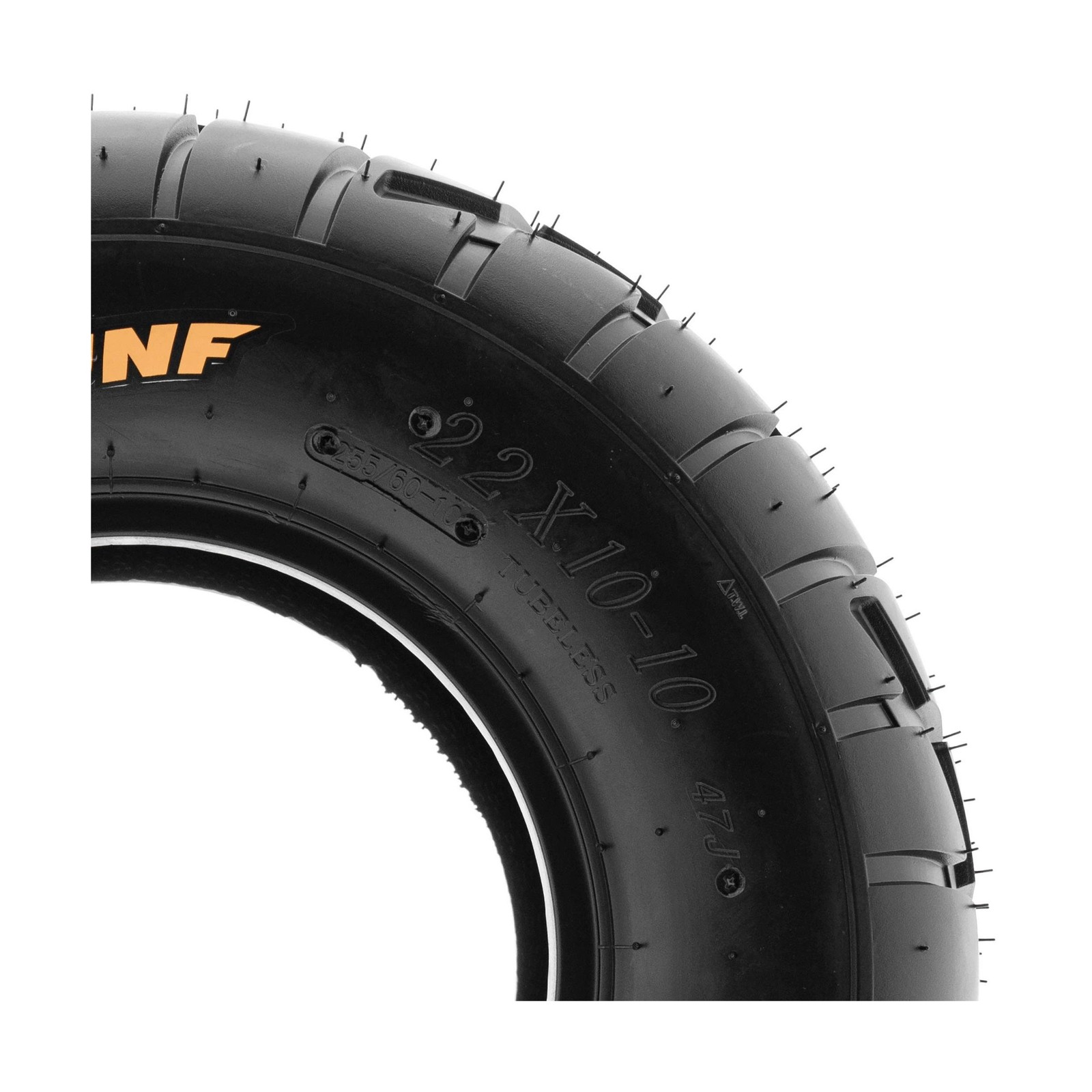 Set of 2 SunF A021 Lawn Tractor Tires 18×9.5-8, 6 ply, Tubeless