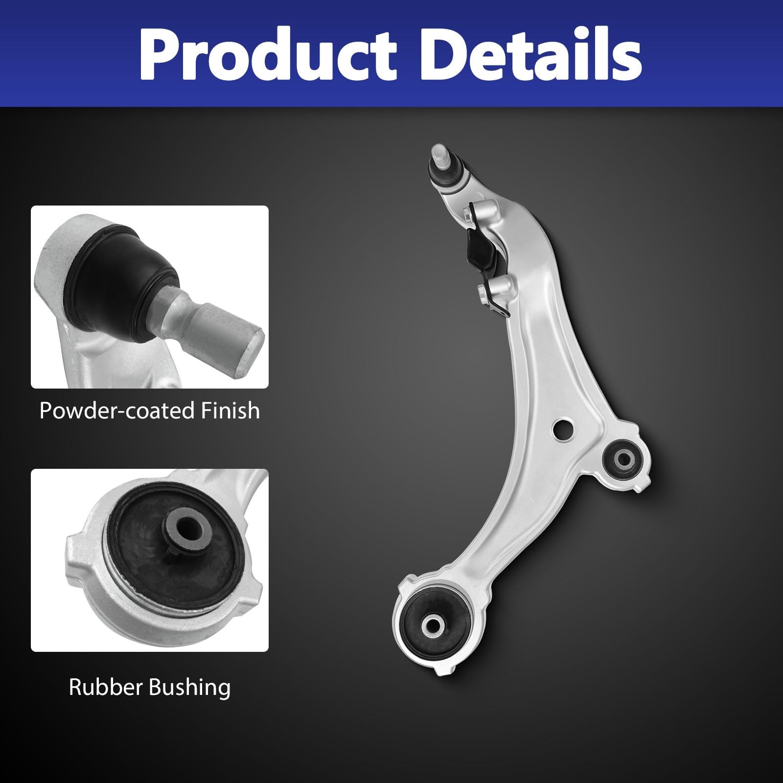 8pcs Front Lower Control Arm w/Ball Joint For 2011-2017 Quest 545001JA0A