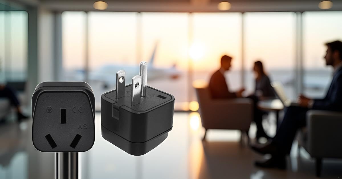 (2 Pack) US AU Plug Adapter,Australian Plug Adapter from USA, USA Standard 3 …