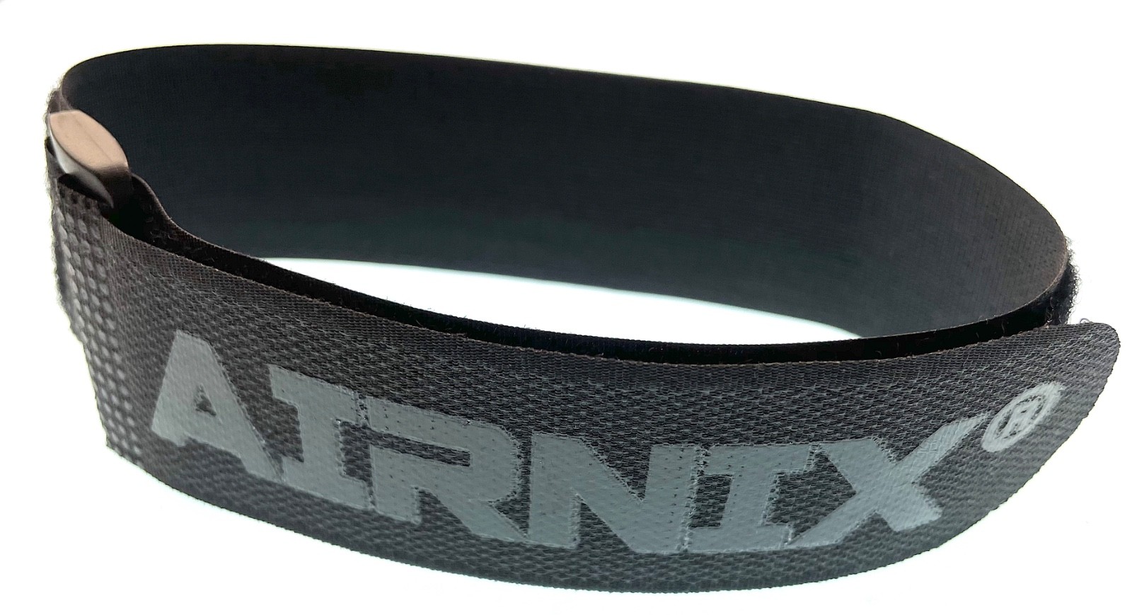 AIRNIX Hook and Loop Reusable Nylon Cinch Straps, Securing Cable Straps, Black