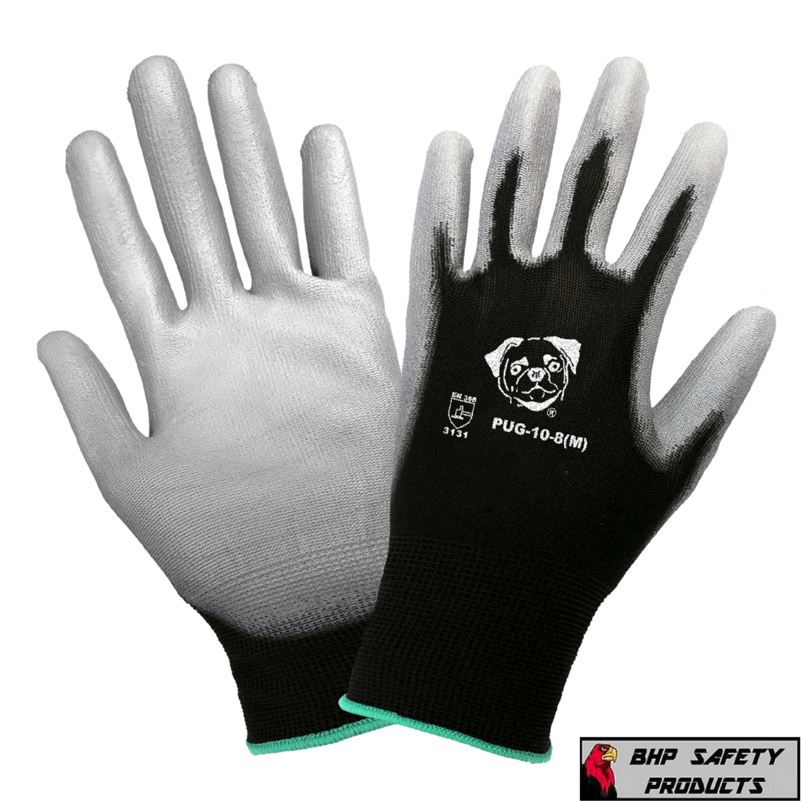 (12 Pairs) Global Glove General Purpose Polyurethane Coated Work Gloves PUG10